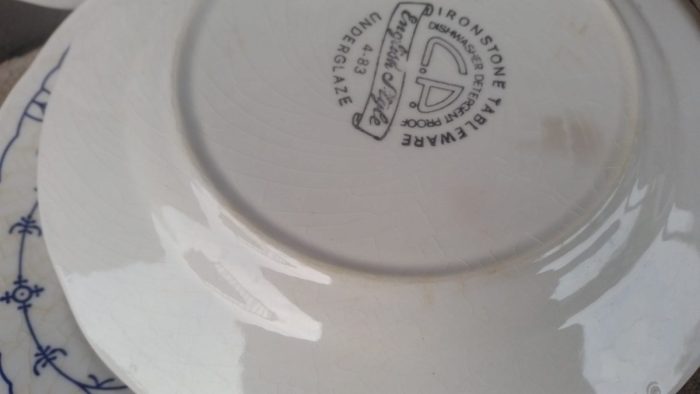 Ontbijtborden Ironstone tableware craquelé - Afbeelding 4