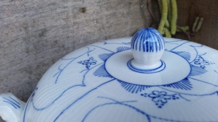 Blau saks  Maastricht dekschaal Societe Ceramique