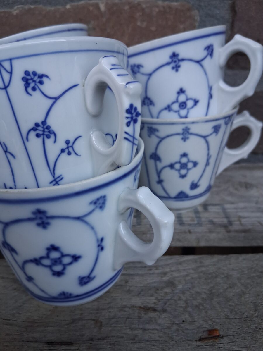Blauw saks groot model kopjes , net iets kleiner dan een sensomok!! - Afbeelding 10