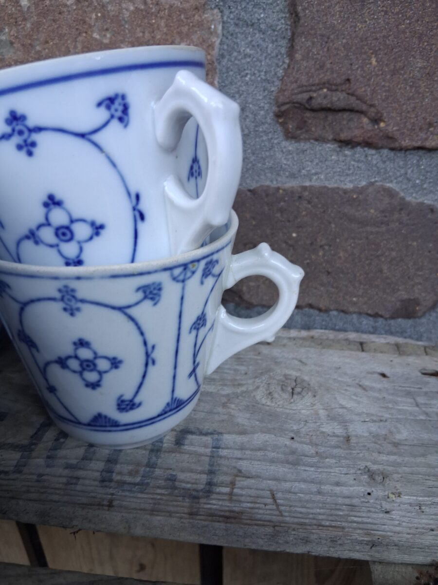 Blauw saks groot model kopjes , net iets kleiner dan een sensomok!! - Afbeelding 9