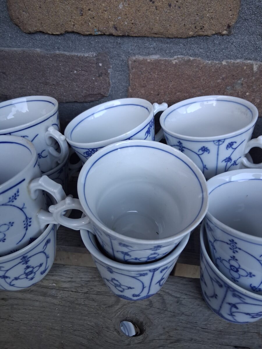 Blauw saks groot model kopjes , net iets kleiner dan een sensomok!! - Afbeelding 8