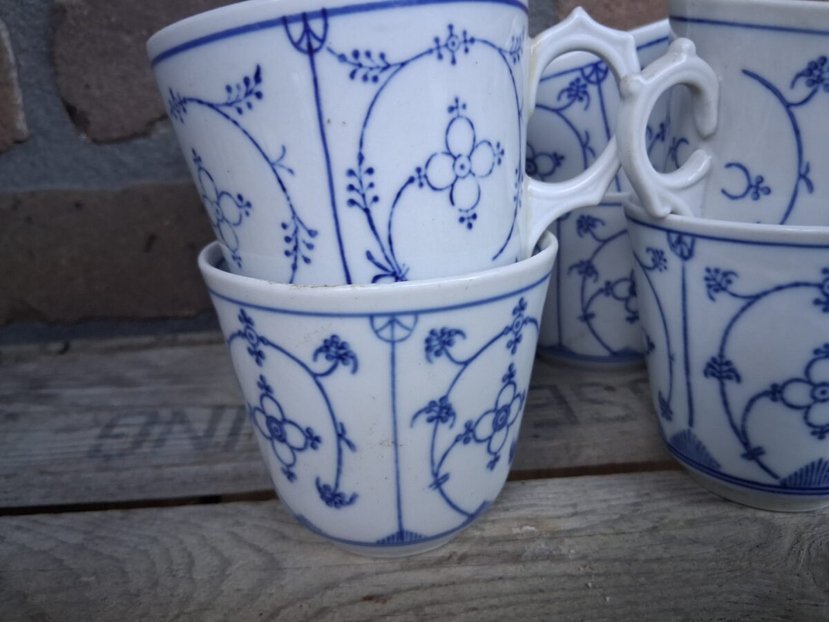 Blauw saks groot model kopjes , net iets kleiner dan een sensomok!! - Afbeelding 7