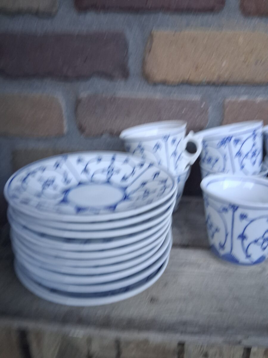 Blauw saks groot model kopjes , net iets kleiner dan een sensomok!! - Afbeelding 6
