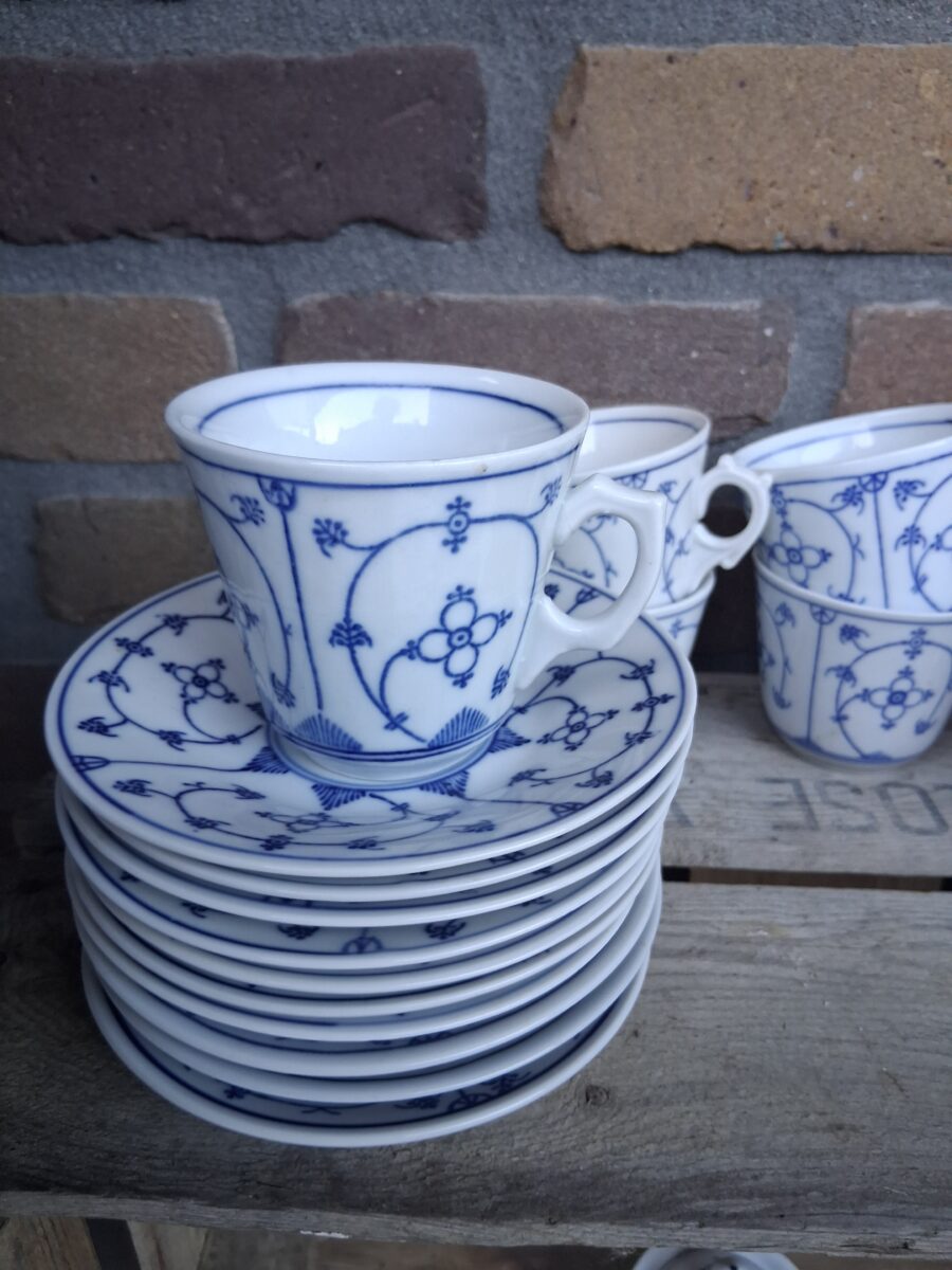 Blauw saks groot model kopjes , net iets kleiner dan een sensomok!! - Afbeelding 5