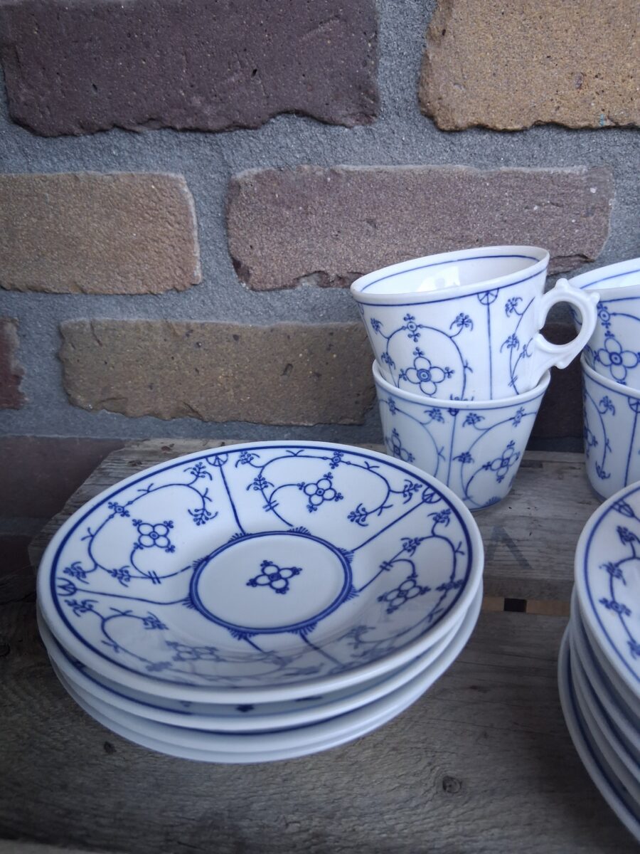 Blauw saks groot model kopjes , net iets kleiner dan een sensomok!! - Afbeelding 4