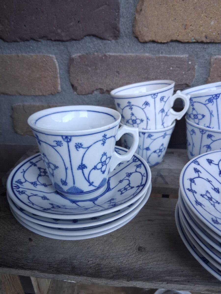 Blauw saks groot model kopjes , net iets kleiner dan een sensomok!! - Afbeelding 3